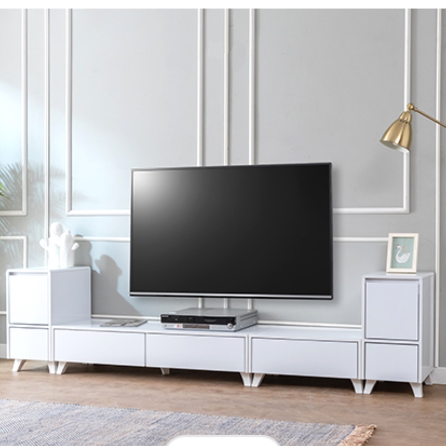아파트 거실장 TV 진열장 75인치 티비 장 와이드 거실장 다이