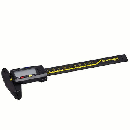 디지털 캘리퍼스 EPC 150 측정기 정밀 기계 길이 측정 도면 공구 전자기기 부품 실