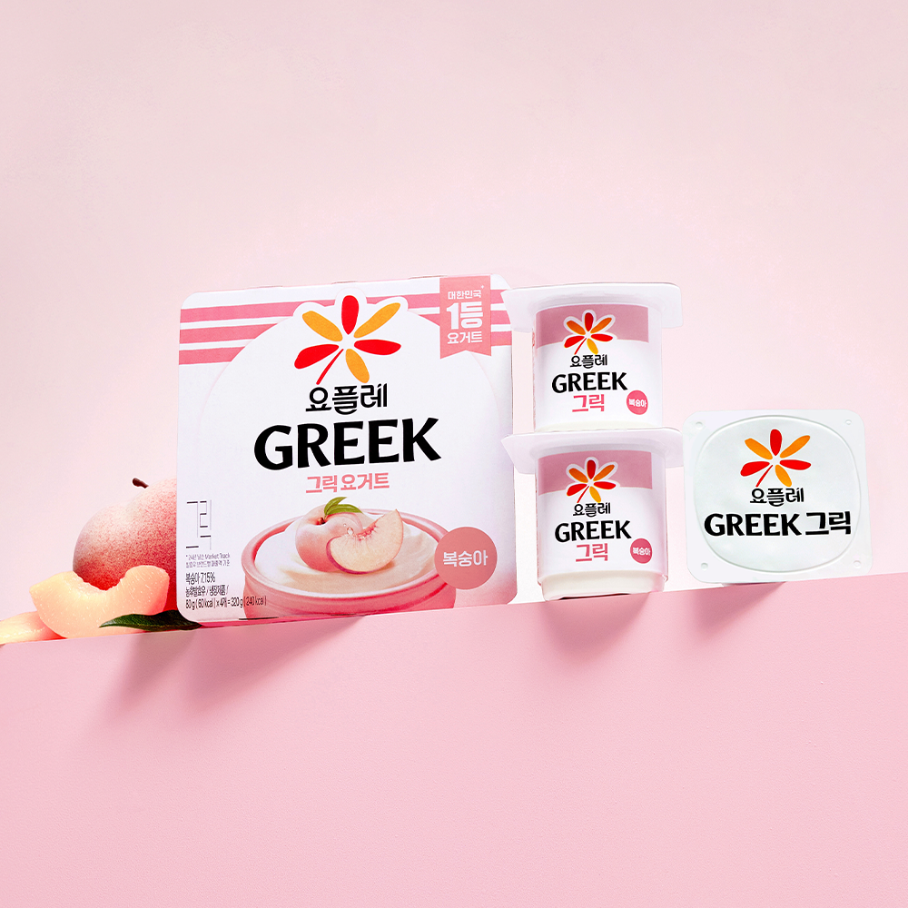 빙그레 요플레 그릭 80g 4종 혼합 16개입 그릭요거트
