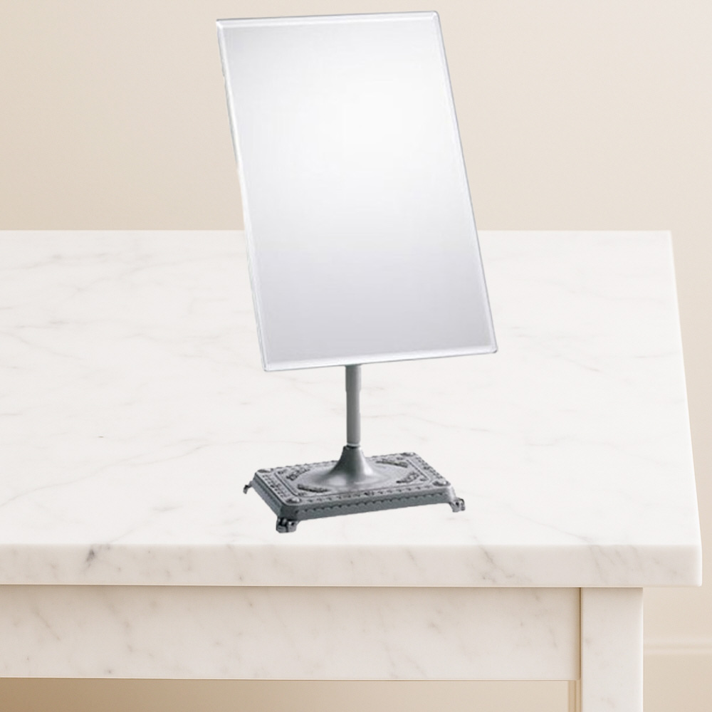 미로라인 빈티지 사각 스탠드거울 화장 소품