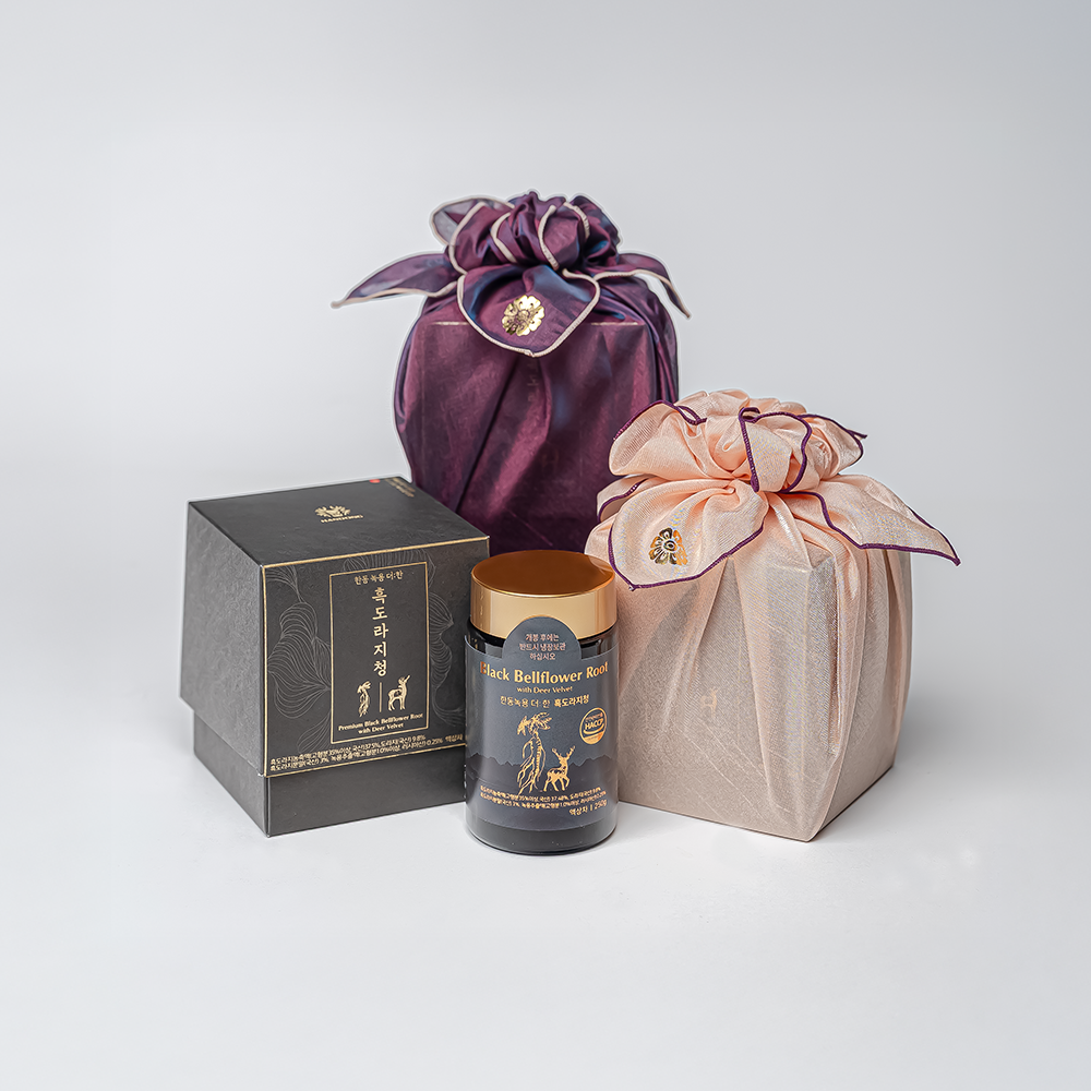 바이오닷 한동 녹용 더:한 흑도라지청 선물세트 250g - 상품 이미지