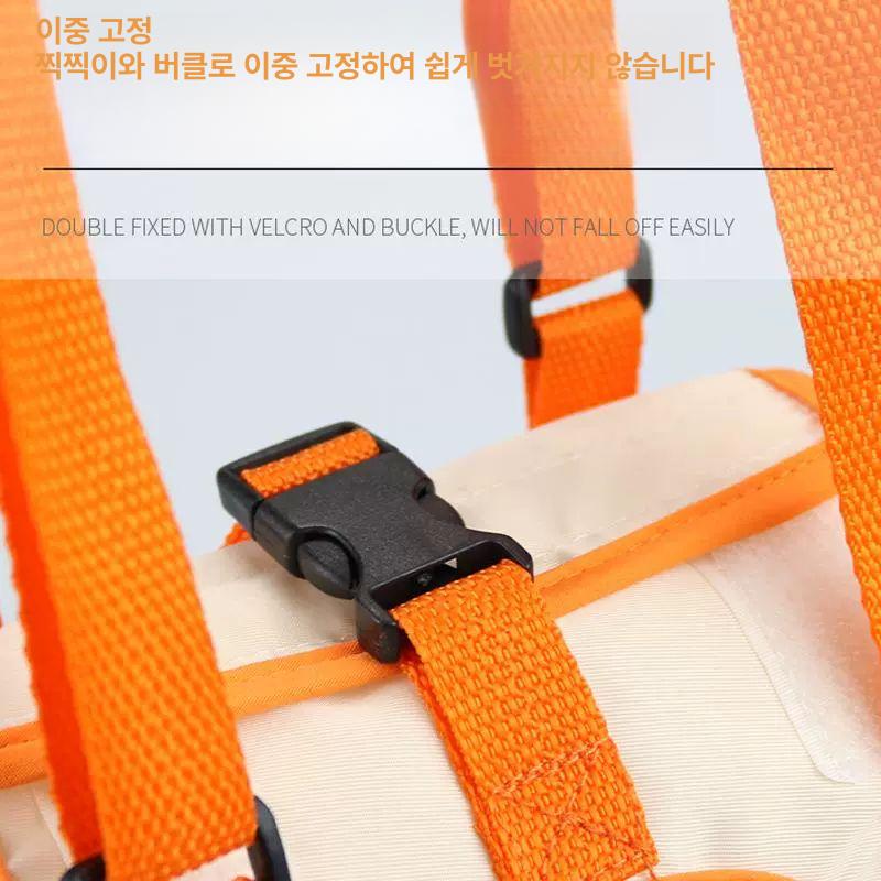 강아지보조기 반려견 보호 노견 움직임 뒷다리 슬개골 교정 오렌지 S 28-36cm 17cm - 상세 이미지 5