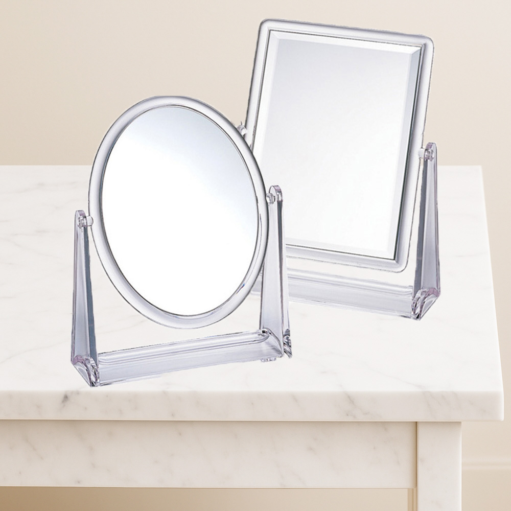 스타 미로라인 투명 양면 스탠드거울 대 173x113x2
