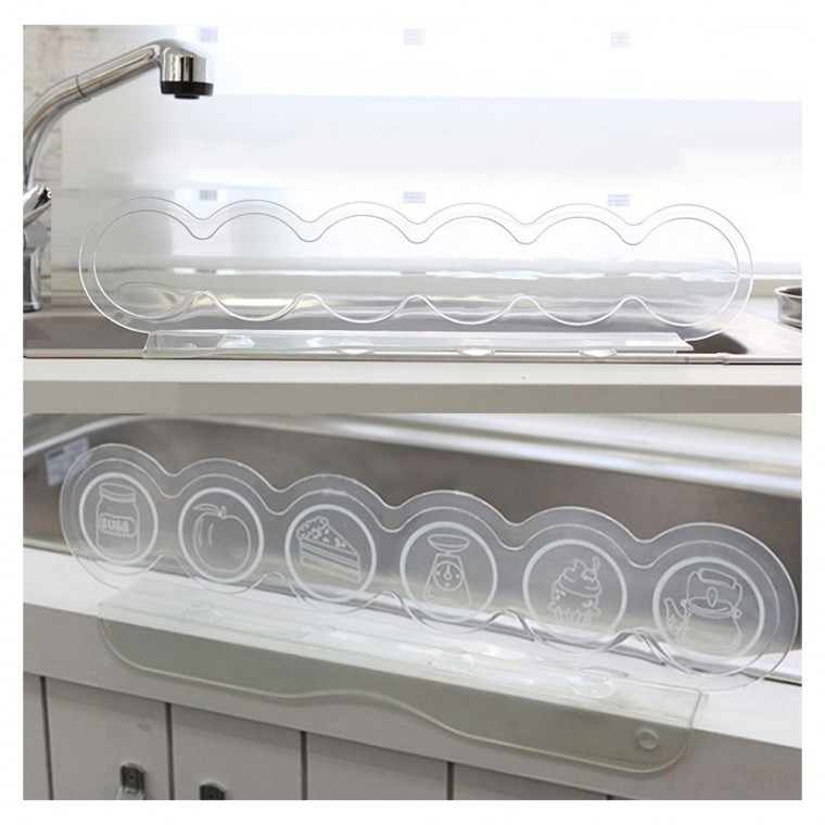 물튀김 방지 싱크대 물막이 펜스 설거지 물받이 가림막 가로 50cm 17호 - 상품 이미지