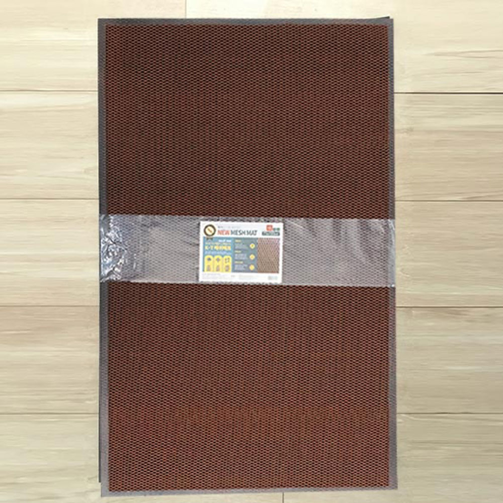 매쉬매트 라이트오렌지 대75x120 코일매트 바닥 - 상품 이미지