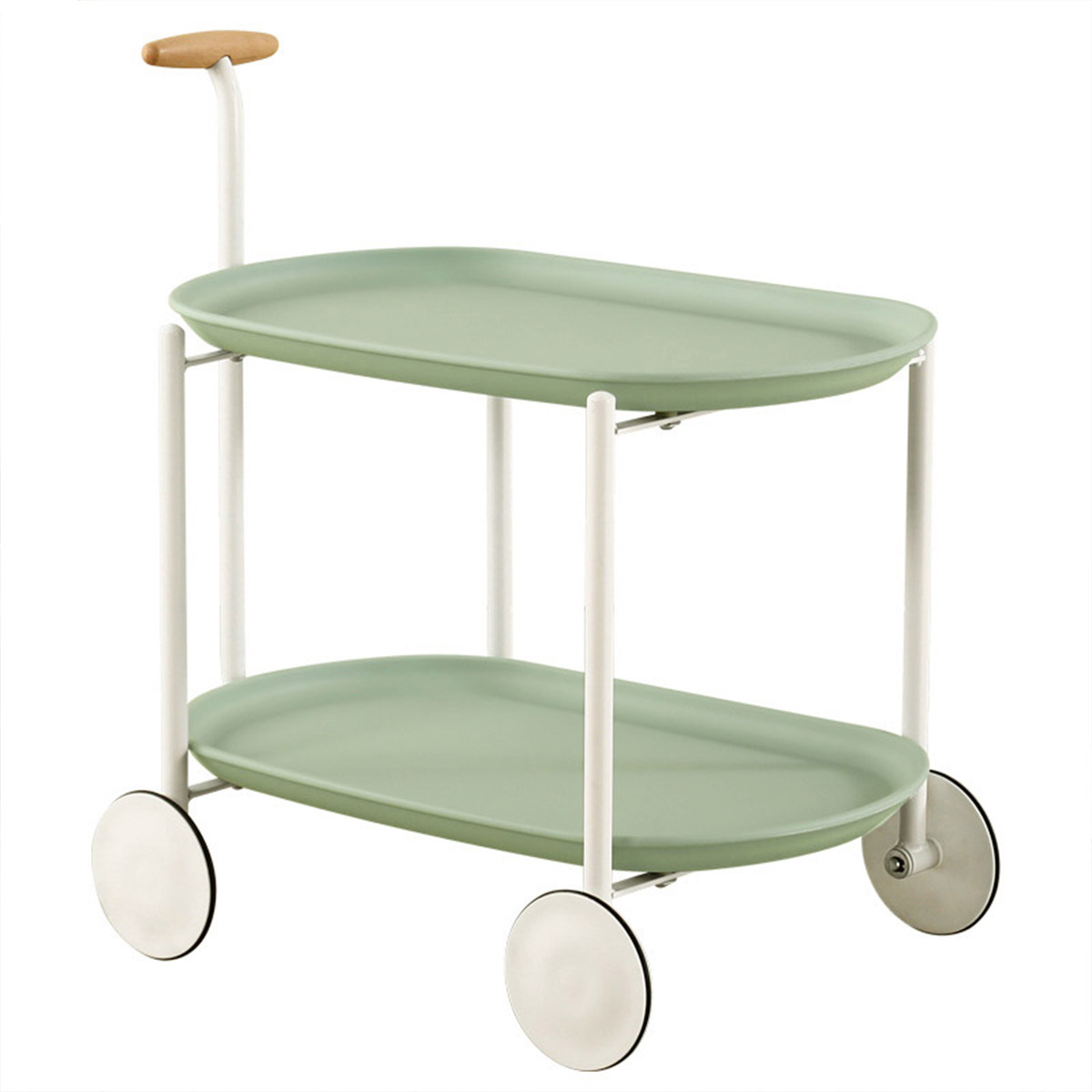 이동식 사이드 테이블 트롤리 2단