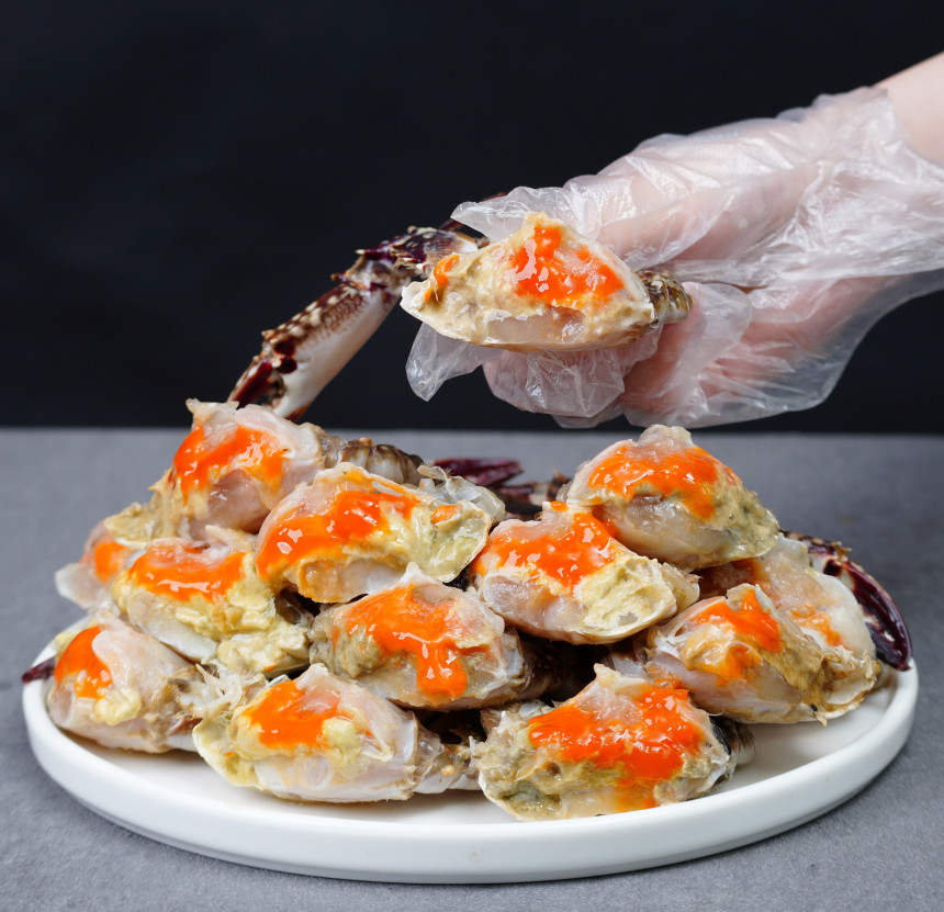 K꽃게 어부가 직접 판매하는 손질 절단 꽃게 / 1kg 급냉 사진 1
