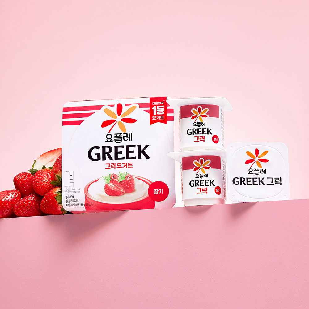 빙그레 요플레 그릭 80g 4종 혼합 16개입 그릭요거트