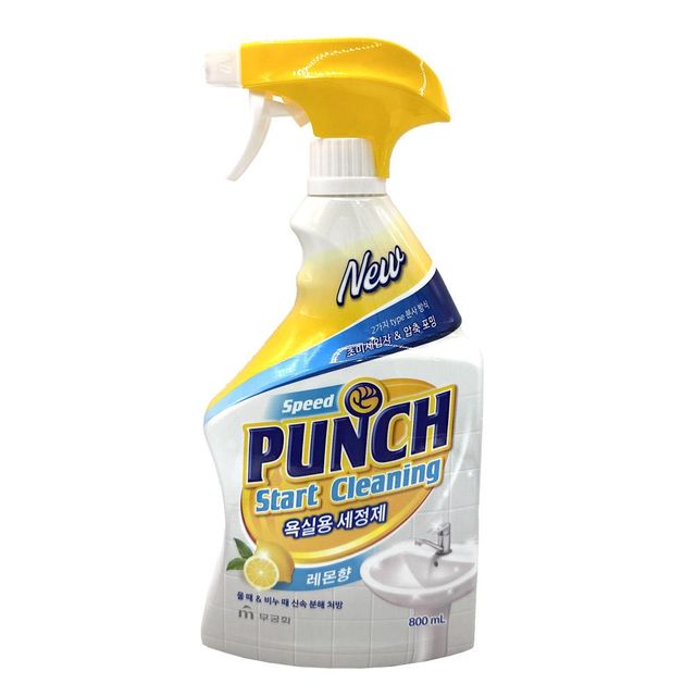 무궁화 펀치 욕실용세정제 스프레이 레몬향 800ml 1개 - 상품 이미지