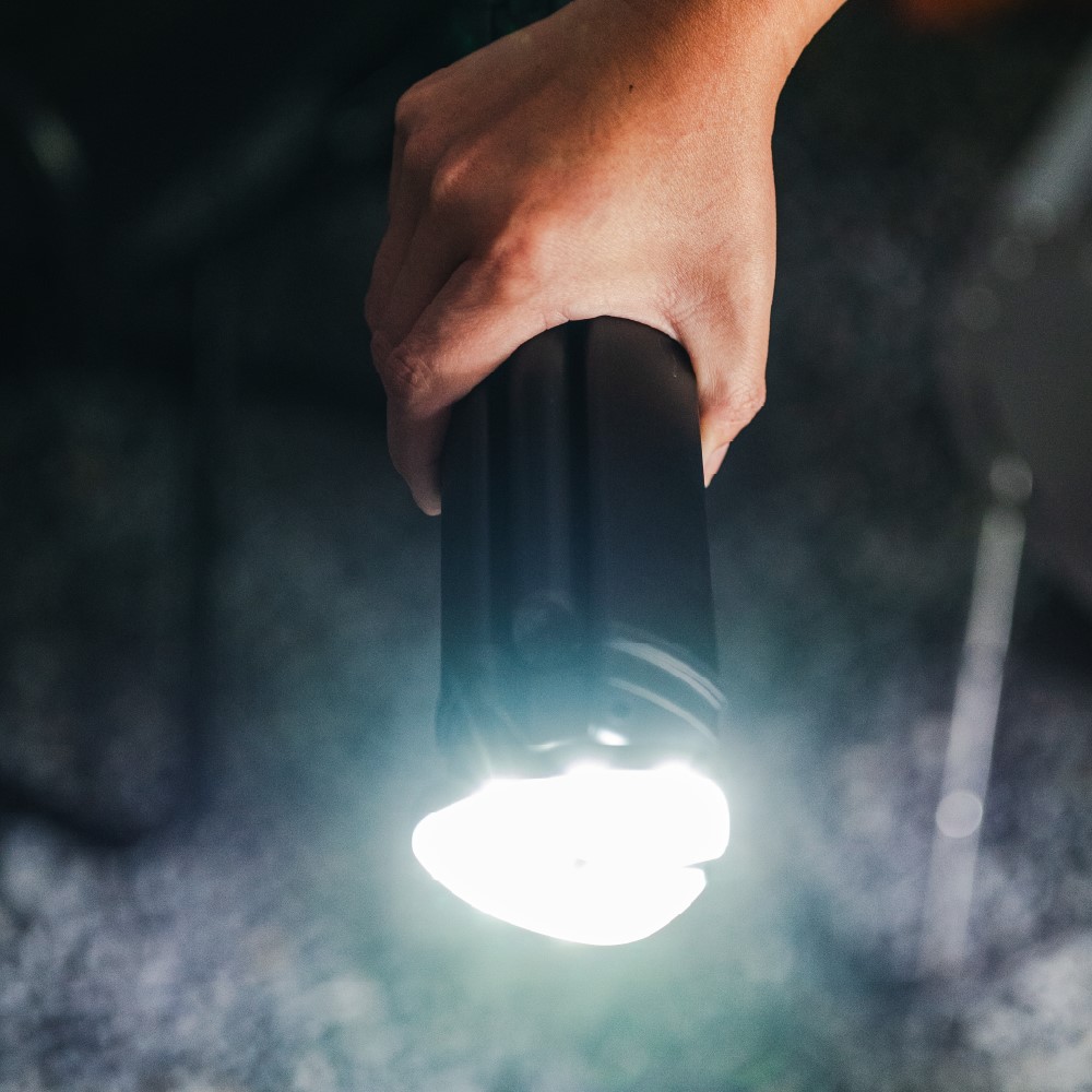 파이넬 N7 미니 블랙 캠핑 스탠드 랜턴 충전식 LED 높이조절 조명