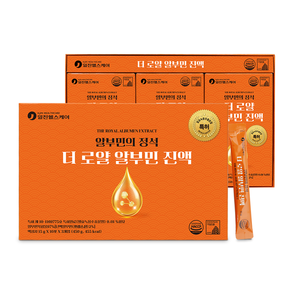 일진헬스케어 더 로얄 알부민 진액 30포, 1개월분 - 상품 이미지
