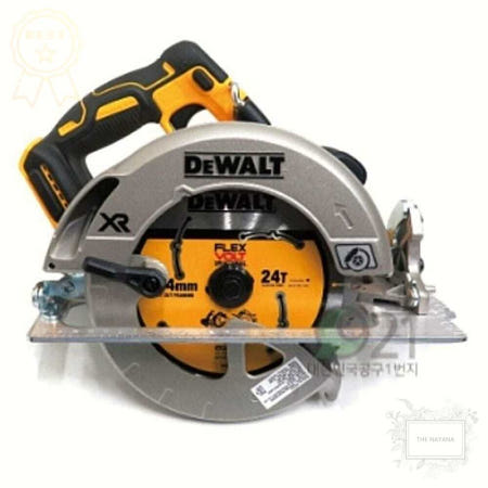 나야나협력사 디월트 충전 원형톱 DCS570N 본체 무선형 절단기 전동 무선톱 1개입