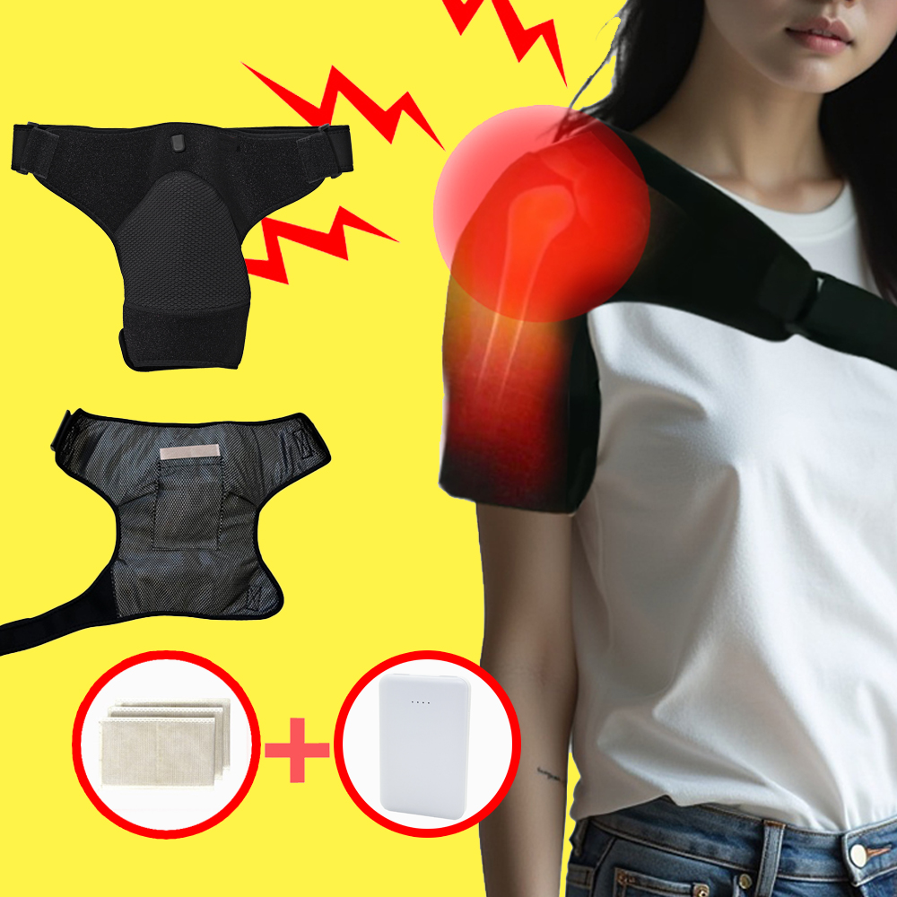 어깨찜질기 오십견 원적외선 온열 찜질 전기 무선 극상근 충전식 웰나우