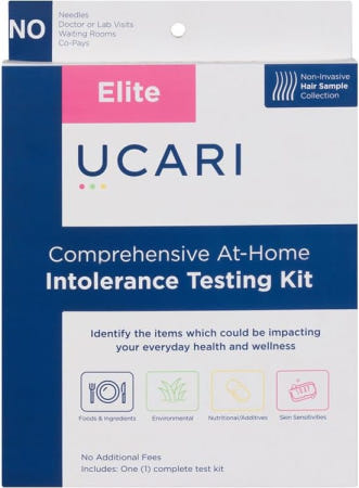 UCARI [해외]인간을 위한 UCARI 민감도 테스트 | 1500 이상 불내증 스크린 음식 및 영양 분석 비침습적 가정용 모발 방법 48시간 내 결과 성인 Introductory