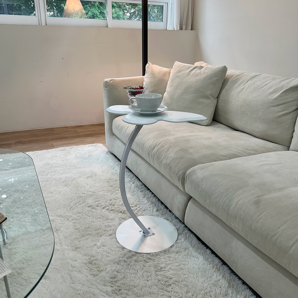 리빙밸류 나비 사이드테이블 소파 침대 책상 간이 미니 이동식 보조 탁자