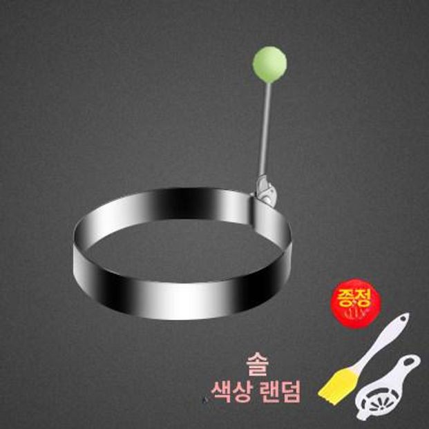 하트형 계란후라이팬 스테인리스 팬 가정용 팬케이크 모양 원형 - 상품 이미지