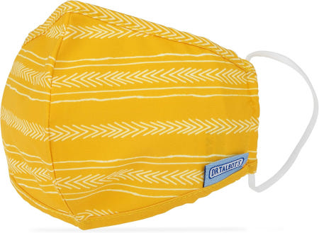 [해외]개인 을 위한 필터 포켓이 있는 닥터 탈봇의 세탁 가능한 천 마스크 1팩 노란색 화살표