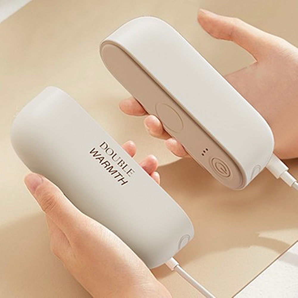 박대표마켓 듀얼스틱 충전식 손난로 보조배터리 USB 휴대용 양손 전기 핫팩 - 상품 이미지