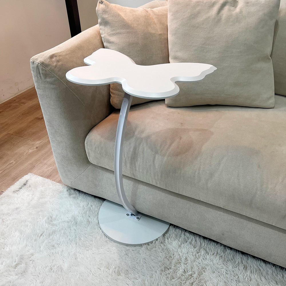 리빙밸류 나비 사이드테이블 소파 침대 책상 간이 미니 이동식 보조 탁자