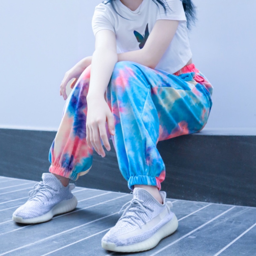 방송 댄스복 걸그룹 의상 조거팬츠 트레이닝팬츠 츄리닝바지 스포츠바지 운동복 무대의상 - 상세 이미지 3