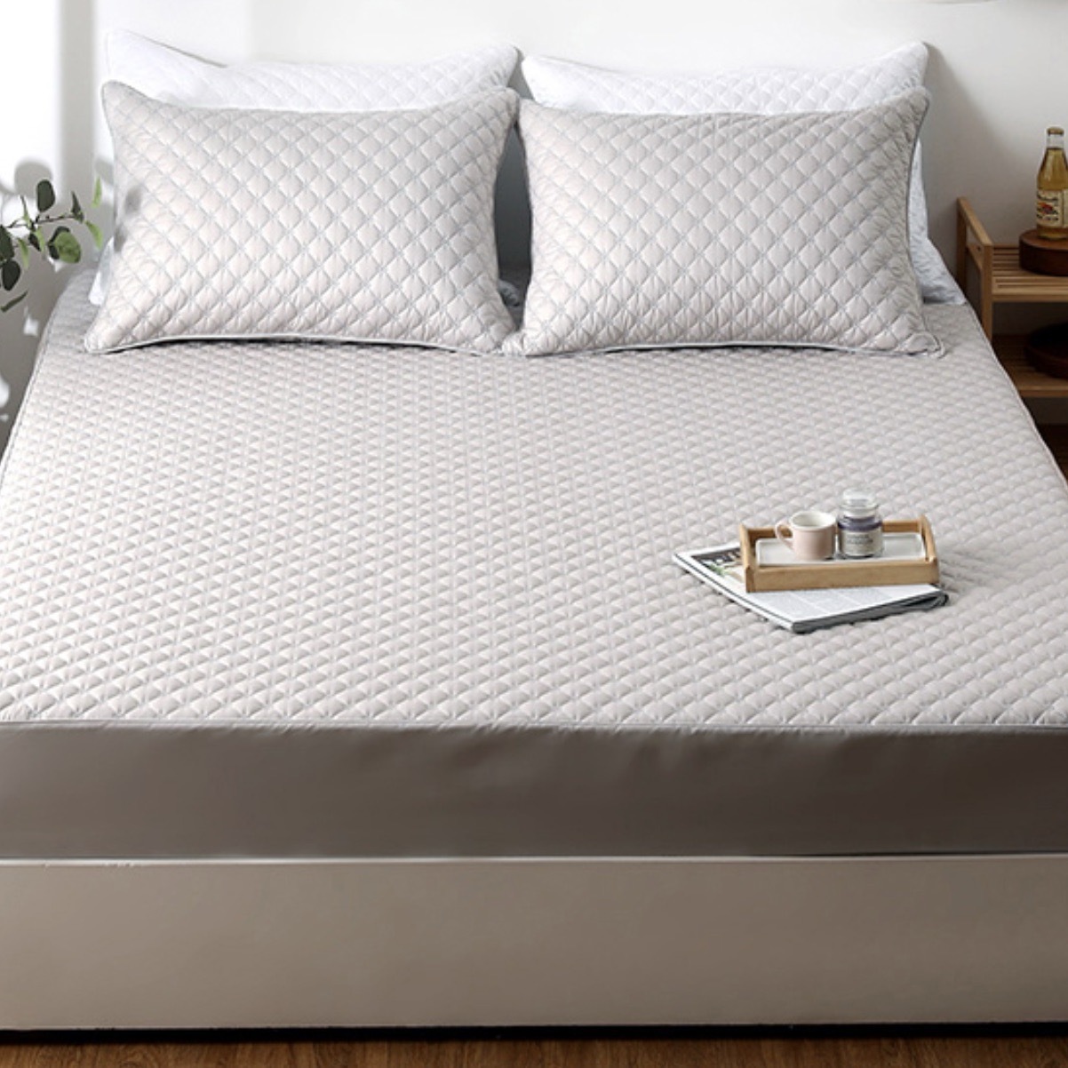 순면매트리스커버 누빔패드 침대커버