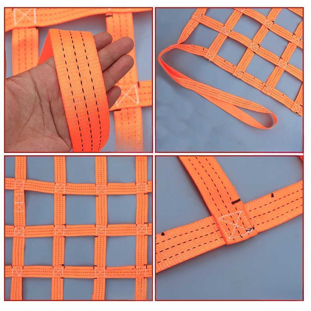 하역 그물망 화물 적재 하역 작업용 안전 운반망 3x3m (3톤-15cm 간격) - 상세 이미지 4