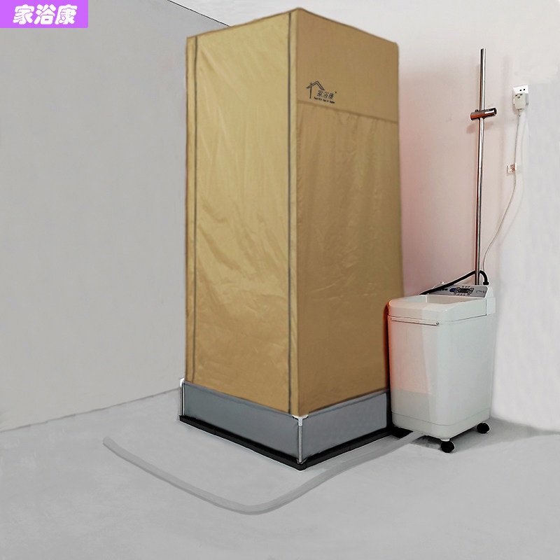 조립식 간이 샤워 부스 이동식 화장실 칸막이 야외 캠핑장 욕실 - 상세 이미지 3