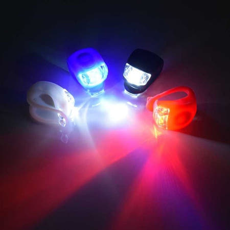 LED 실리콘 자전거 전조등 후미등 라이트 DD 10298 제이엘생활