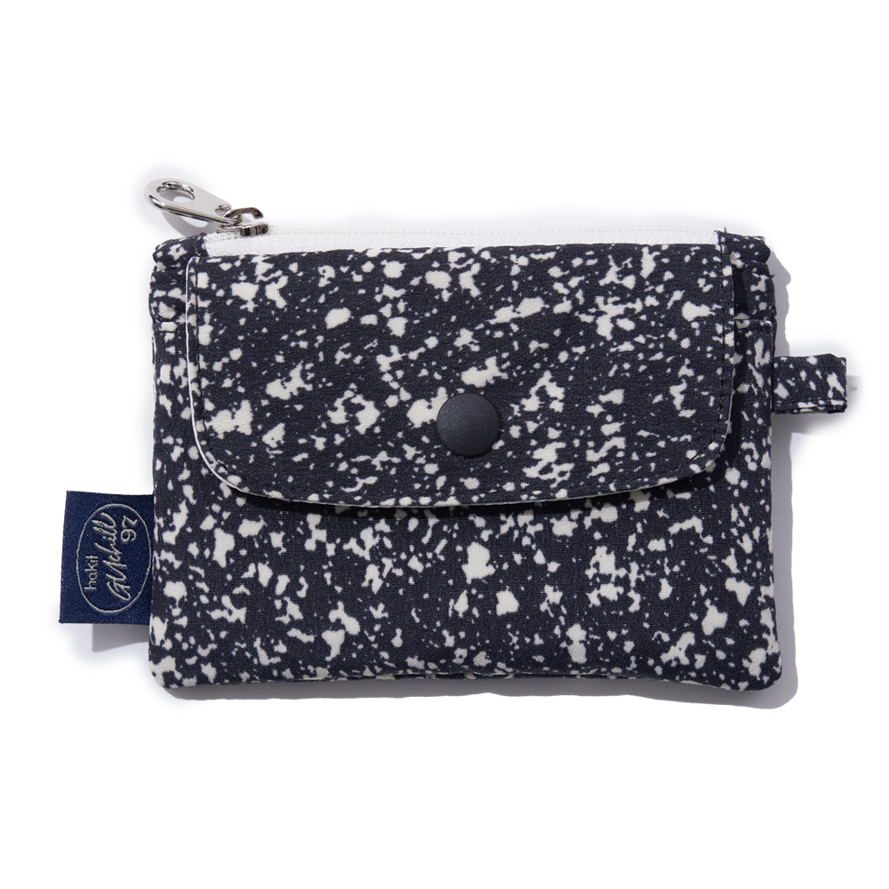 hakit97 Ink Drop card wallet Black Ink - 상품 이미지