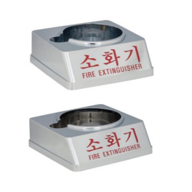 크롬 K급 소화기 거치대 120파이 135파이 - 메인 이미지