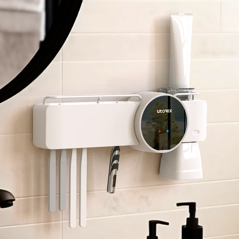 유토렉스 100% 국내생산 칫솔 살균기 소독기 히팅 면도기 건조기 루나