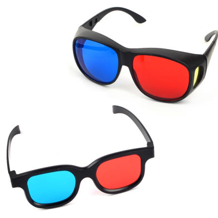 으뜸 3D 입체안경 일반형/고글형 입체영상 적청 가상현실안경