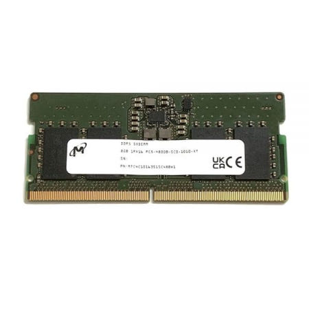 [해외]Micron SODIMM 8GB PC5 DDR5 4800 1Rx16 MTC4C10163S1SC48BA1 노트북 RAM 메모리 델 HP 레노버 및 기타 시스템용
