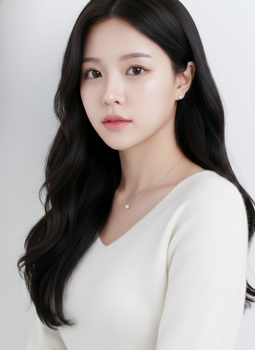 5부 GIA 천연 다이아 목걸이 고급 메이니 베젤 데일리 여자 결혼 기념일 선물 생일 - 상세 이미지 2