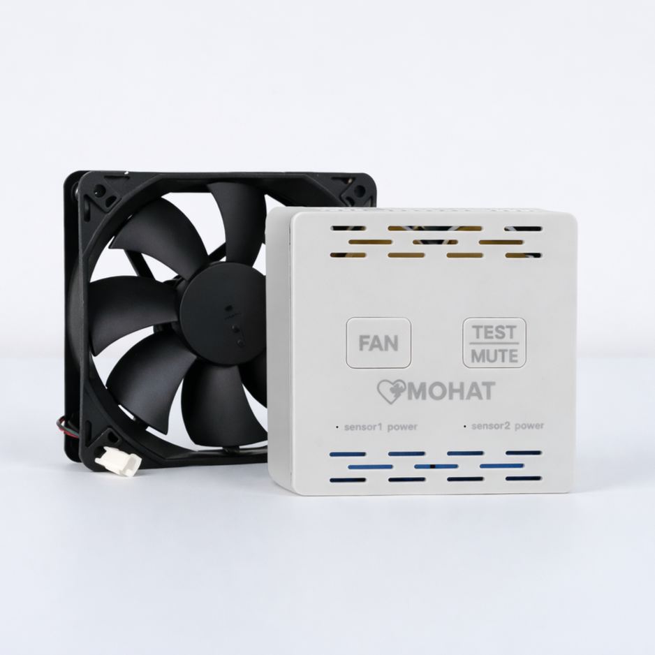 모햇 자동환기 일산화탄소 경보기 CO 가스 감지기 캠핑 차박 가정용 MOHAT MW2000 제품 이미지