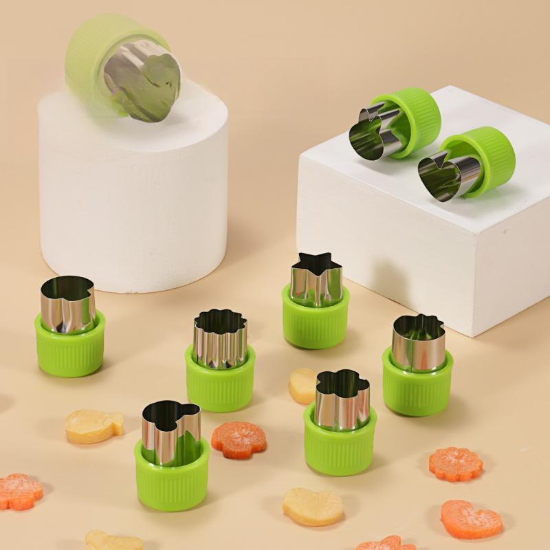 스테인레스 과일 야채 커터 쿠키 모양 금형 다용도 주방 도구 단일 매화