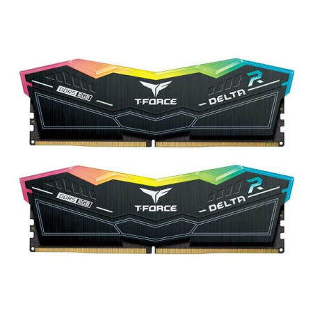 팀그룹 [해외]TEAMGROUP T Force Delta RGB DDR5 RAM 32GB (2x16GB) 7200 CL34 A-DIE 데스크탑 메모리 모듈 600 700 시리즈 칩셋용 블