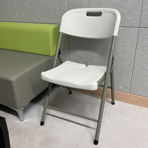 행사용 플리마켓 야외용 학교 센터 기관 접이식 등받이 편한 의자 - 상품 이미지