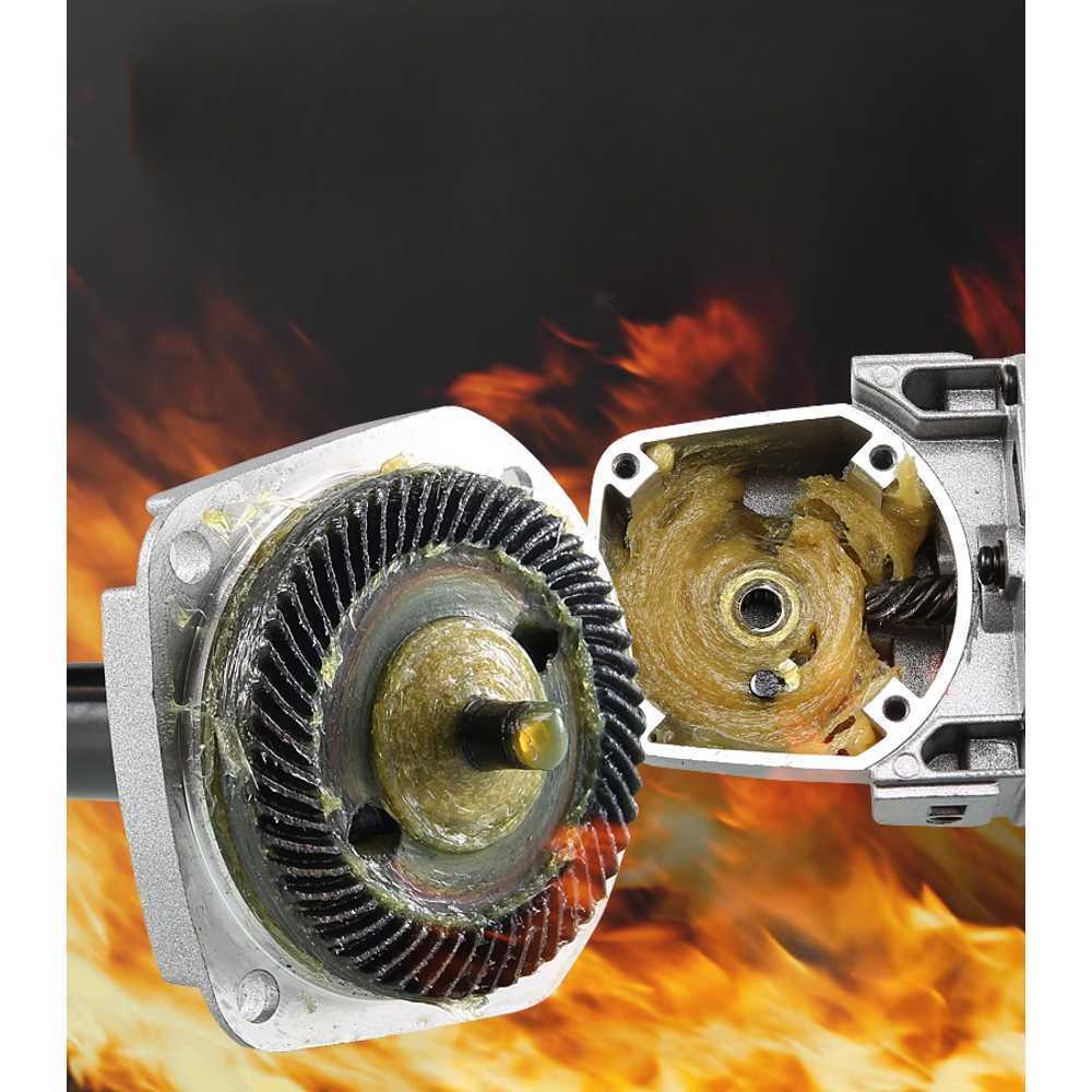 전동 헤어라인 브러쉬 금속 표면 마감 연마 작업용 2800W (휠1개) + 카본1세트 - 상세 이미지 3