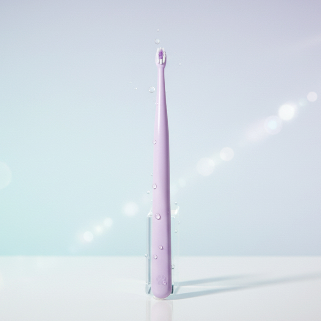 클라우더 강아지 고양이 미니사이즈 미세모 칫솔 2세대 4개입, 1개