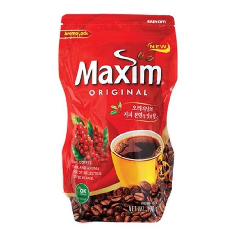맥심 오리지날 커피리필 지퍼백 170g - 상품 이미지