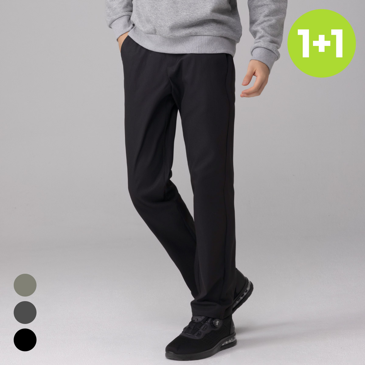 에버라스트 1+1 남자 슬렉스 바지 스웨트팬츠 제품 이미지