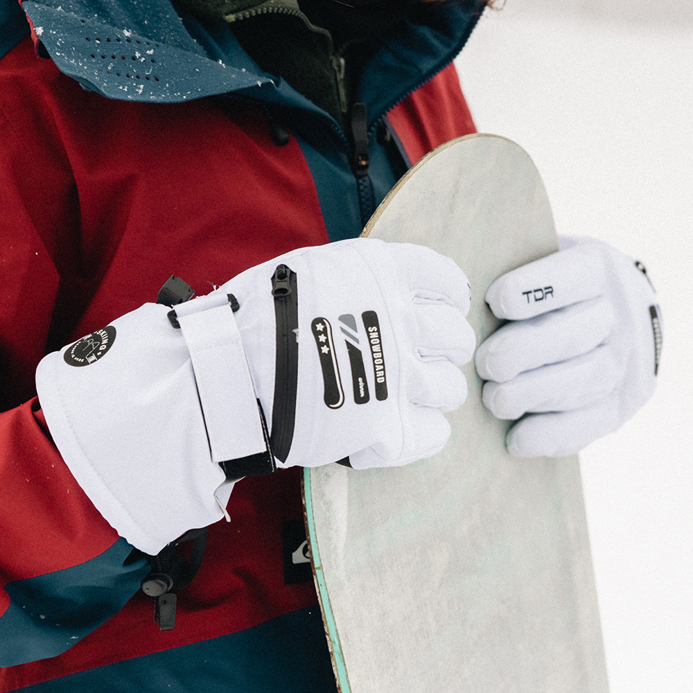 톰디어 겨울 보드 TDR 로고 스키장갑 방풍 방수 방한 장갑 제품 이미지