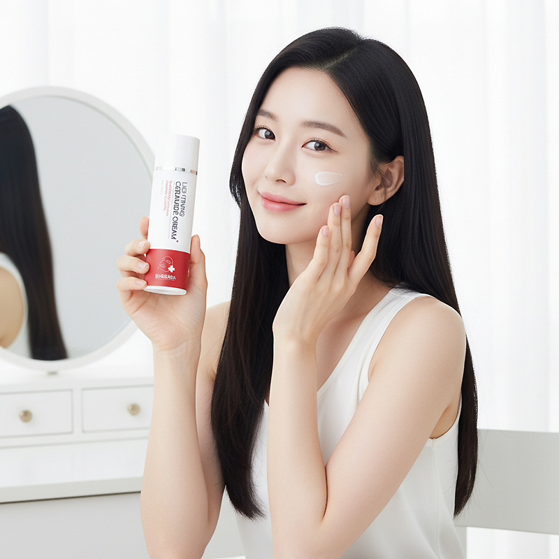 바르바라 안면 얼굴 홍조 붉은기 피부과 재생 수분 보습 판테놀 세라마이드 크림 이미지 4