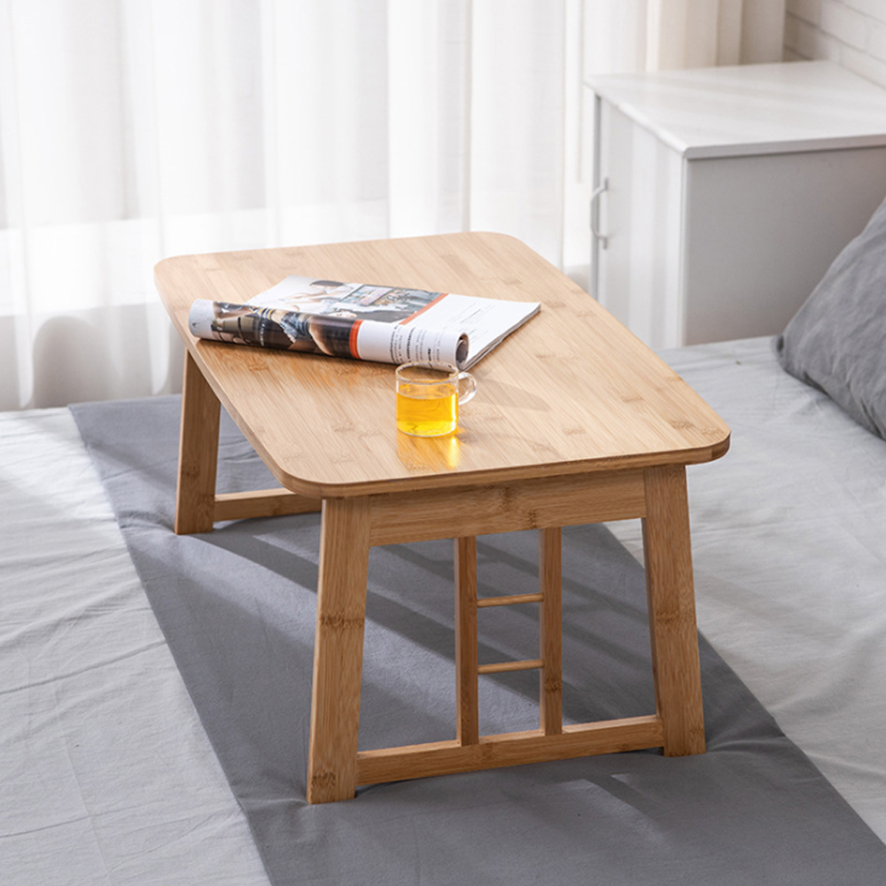 미니테이블 필우드 접이식 좌식 테이블(내추럴) 1인용 좌식책상 나무책상