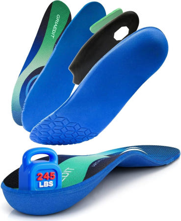 GRIAEDIT [해외]GRIAEDIT 240파운드+ u2013 용 정형외과 삽입물 발 통기성 및 충격 흡수 기능 작업화 운동화(Mens13 /Womens15)용 헤비 듀티 Mens13/Women