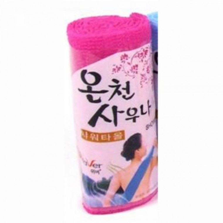 사우나 롤 샤워타올-색상랜덤 바디타올 샤워타월 목욕 - 메인 이미지