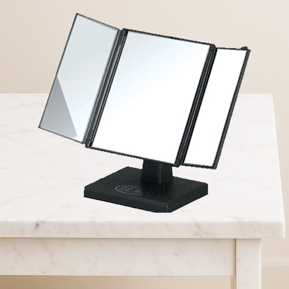 국산 스타 미로라인 3면스탠드거울 300x90x228mm