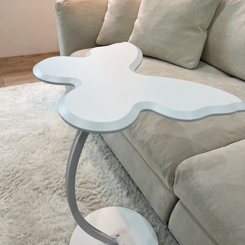 리빙밸류 나비 사이드테이블 소파 침대 책상 간이 미니 이동식 보조 탁자