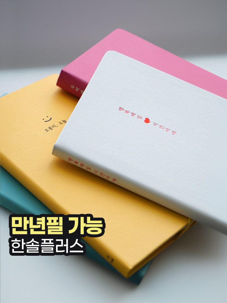 리훈 하고싶은말 만년필 다이어리 위클리 일기 만년다이어리 한솔플러스